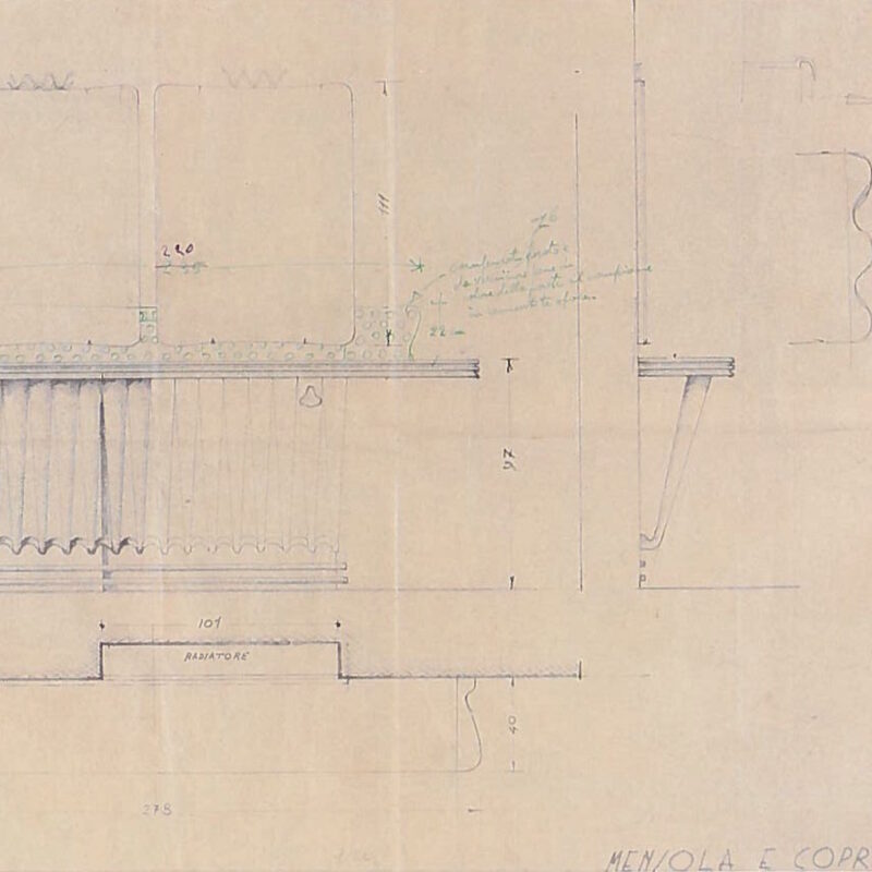 CASA M - Disegno Mensola