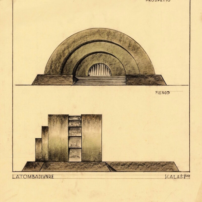 LA TOMBA DI UN RE - ANNI '32-'34 POLITECNICO DI MILANO